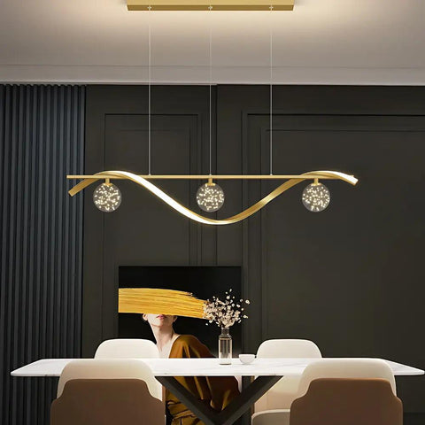 lustre pendente redondo vs linear para mesa de jantar