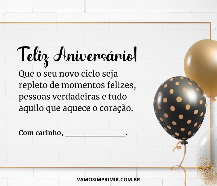 mensagens de aniversário para criança de 5 anos