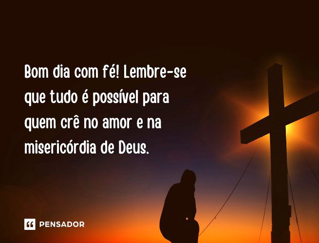 mensagem de bom dia de deus