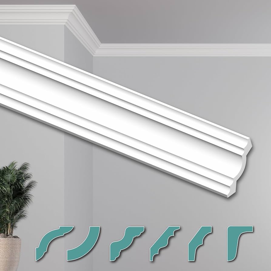 moldura de poliestireno para teto