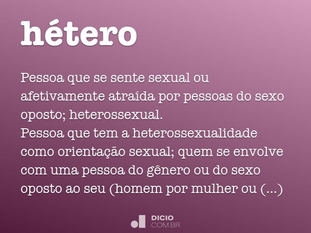 o que significa hetero