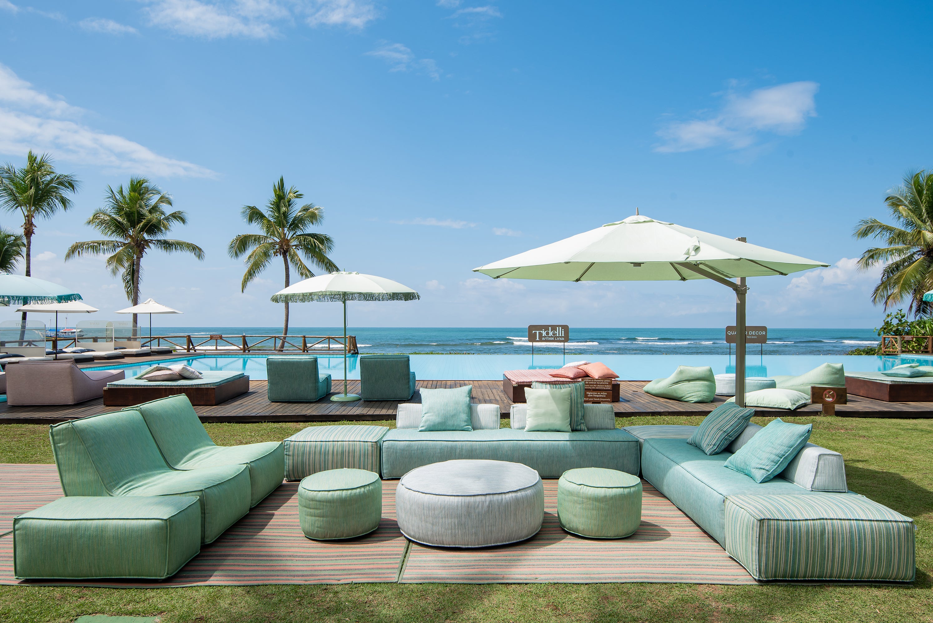 Guia completo de tecidos para ombrelones: Acrílico