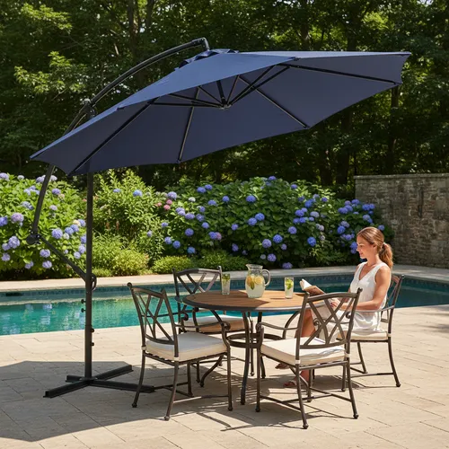 ombrelone para piscina lateral