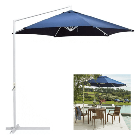 Ombrelones de alumínio vs. aço inox: Qual o mais durável?