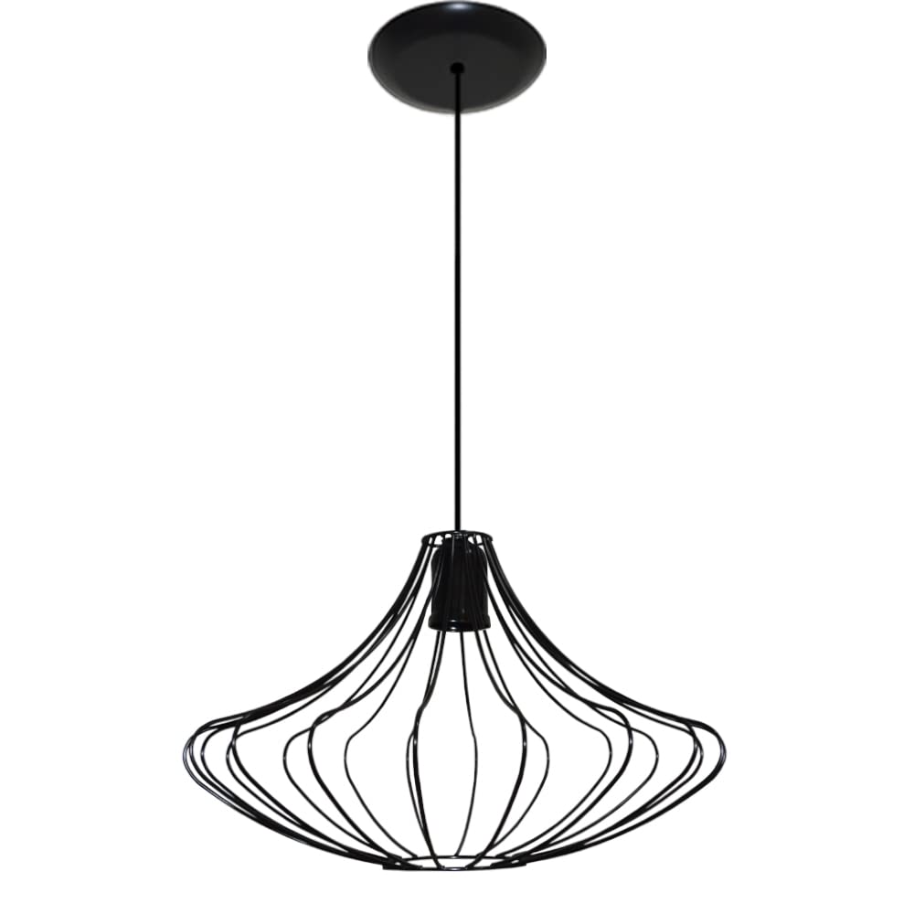 pendente aramado preto para sala