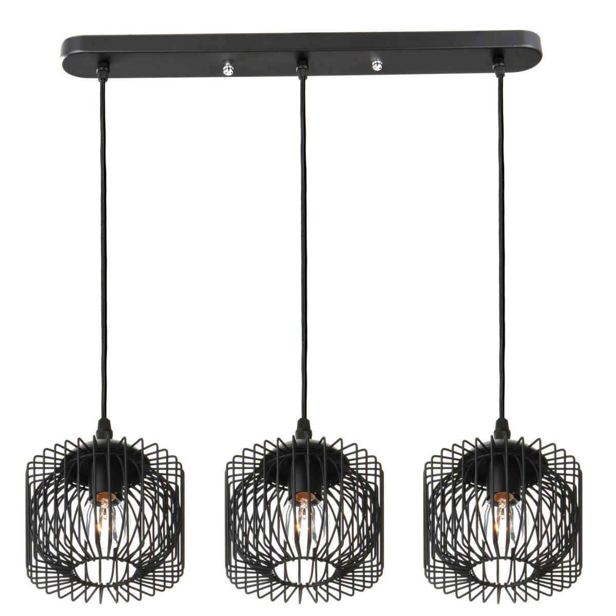 pendente aramado preto para sala