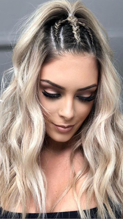 penteado de tranças