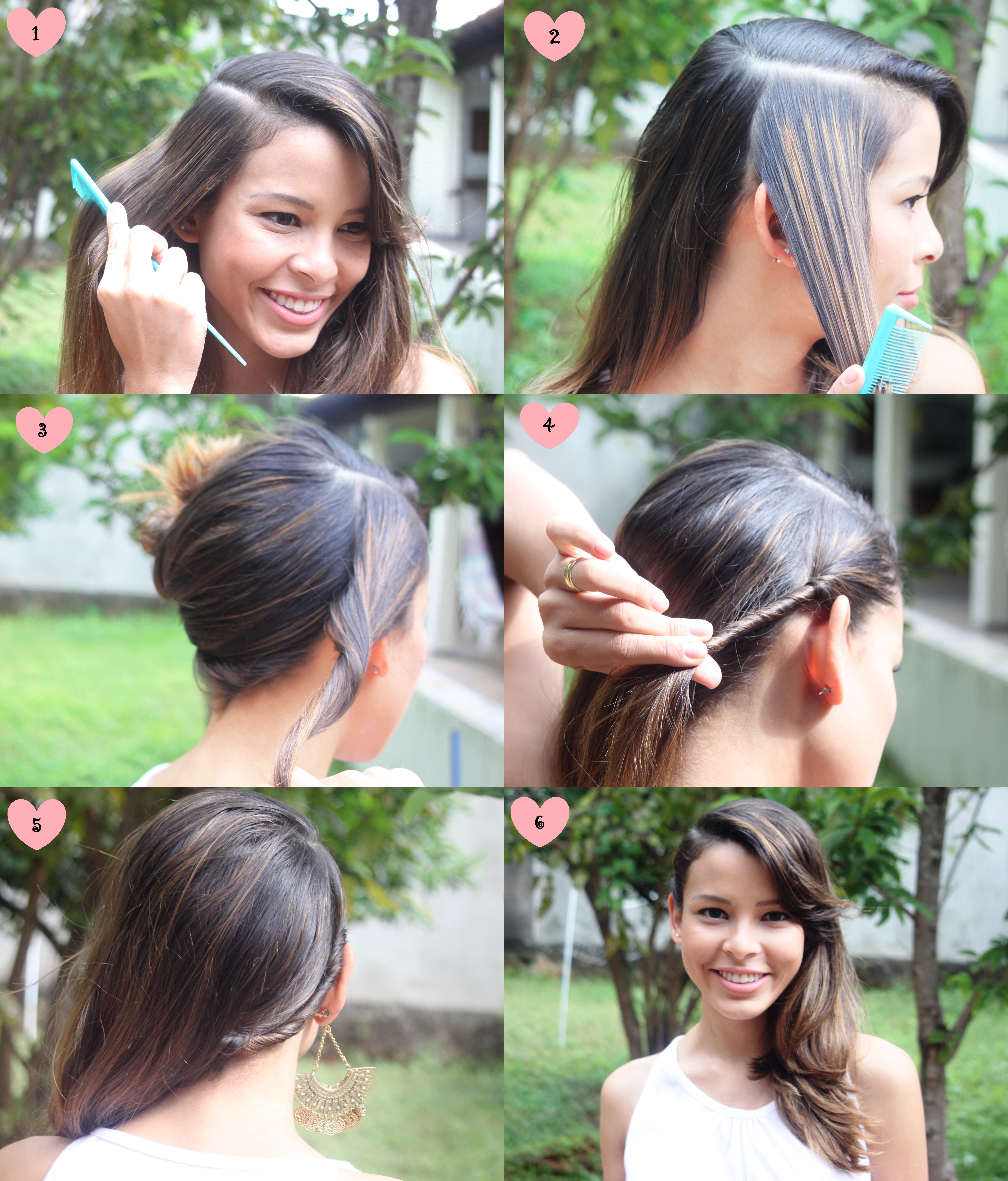 penteado lateral vs penteado central qual escolher
