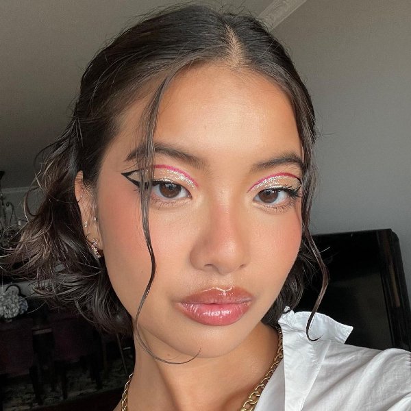 penteados para cabelo curto vs cabelo médio