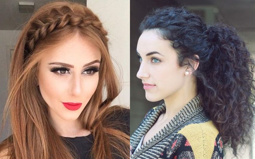 penteados fáceis e rápidos para ir para escola