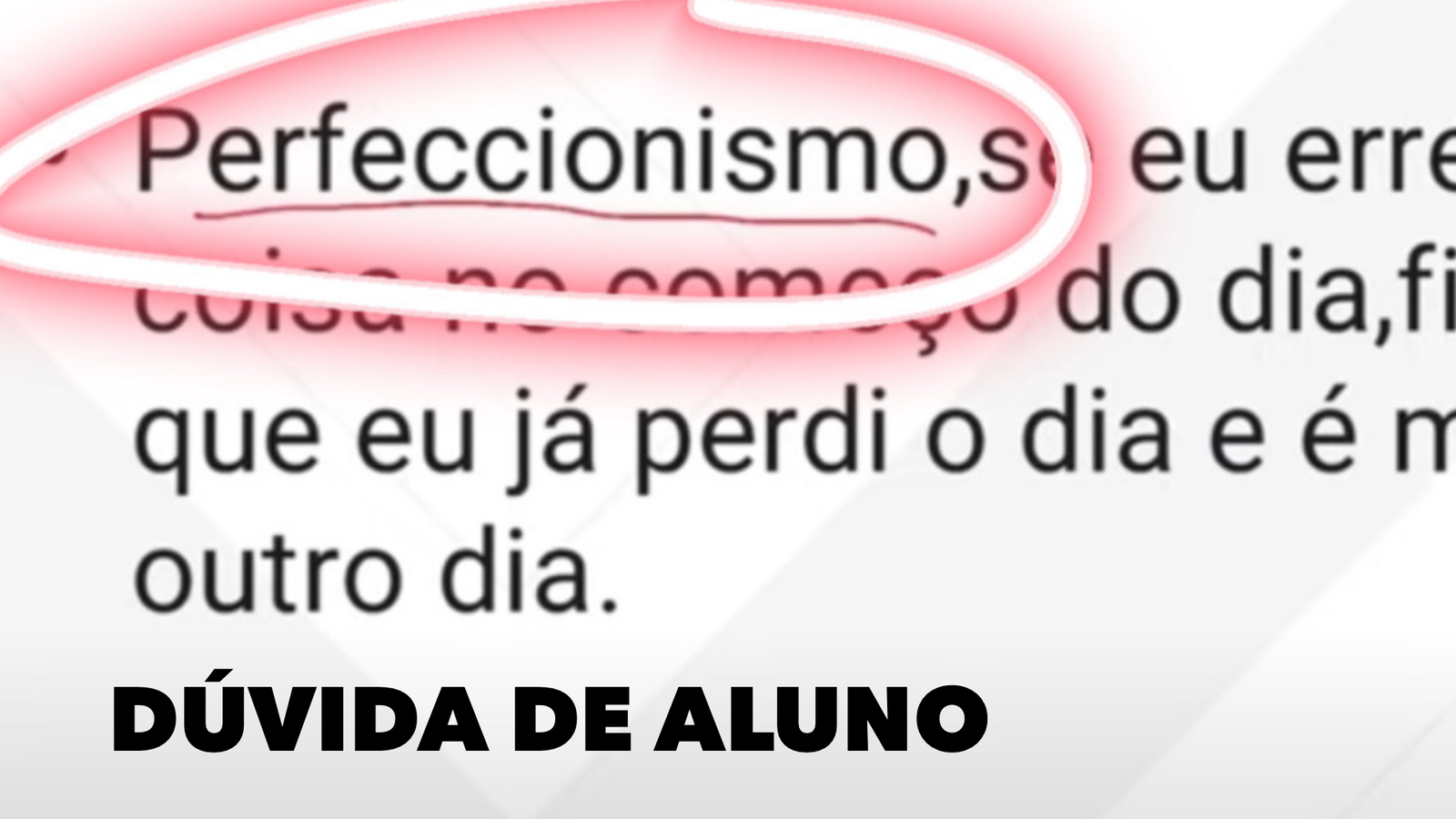 perfeccionismo atrapalha a carreira