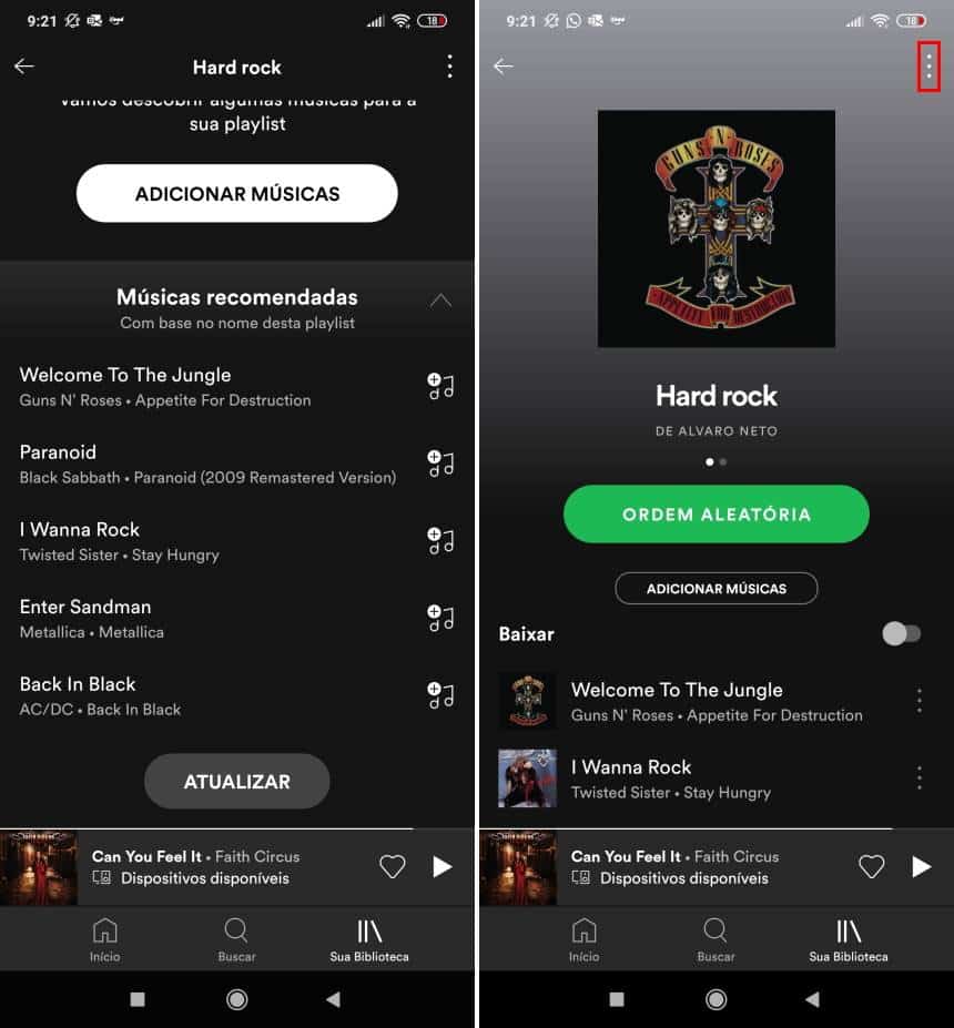 erros comuns ao criar playlist no spotify
