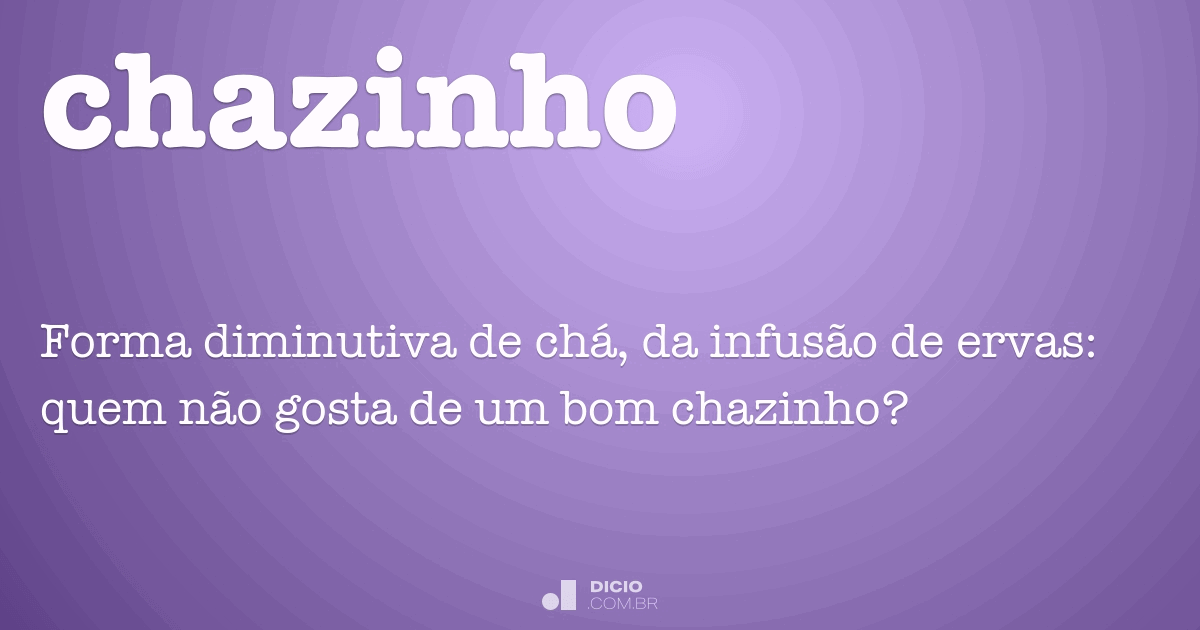 por que chá tem acento