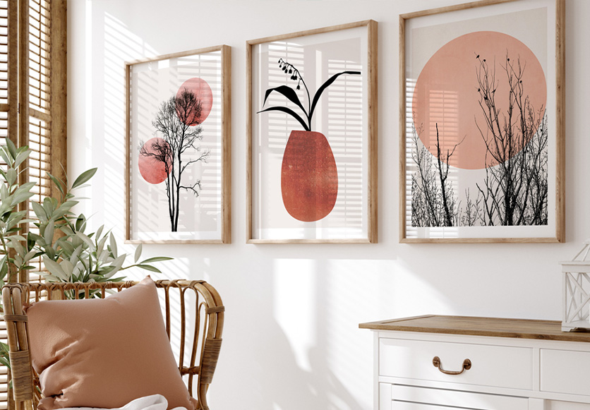 como fazer moldura para pôster em casa