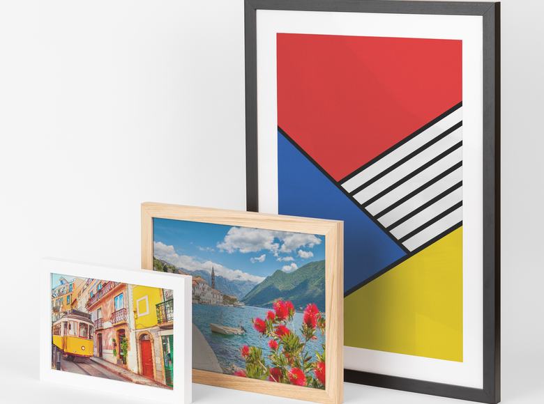 como fazer moldura para pôster em casa