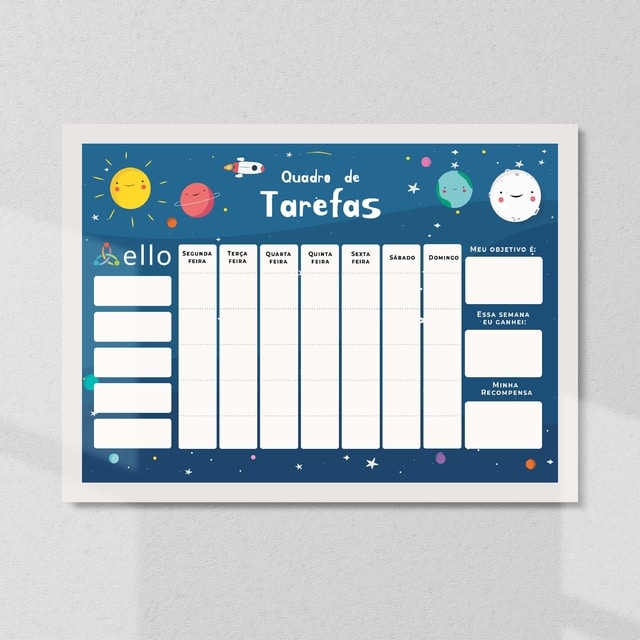 Modelos Gratuitos de Quadro de Incentivo para Imprimir e Personalizar