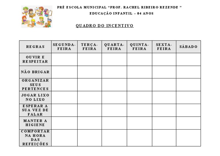 quadro de incentivo familiar