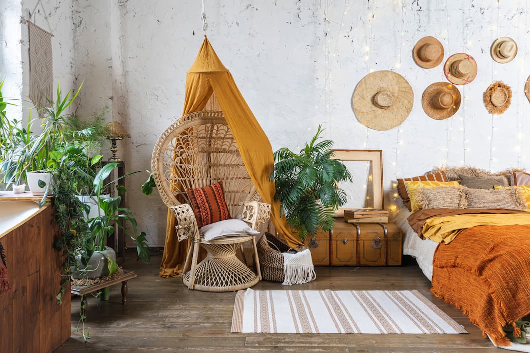 quarto boho chic