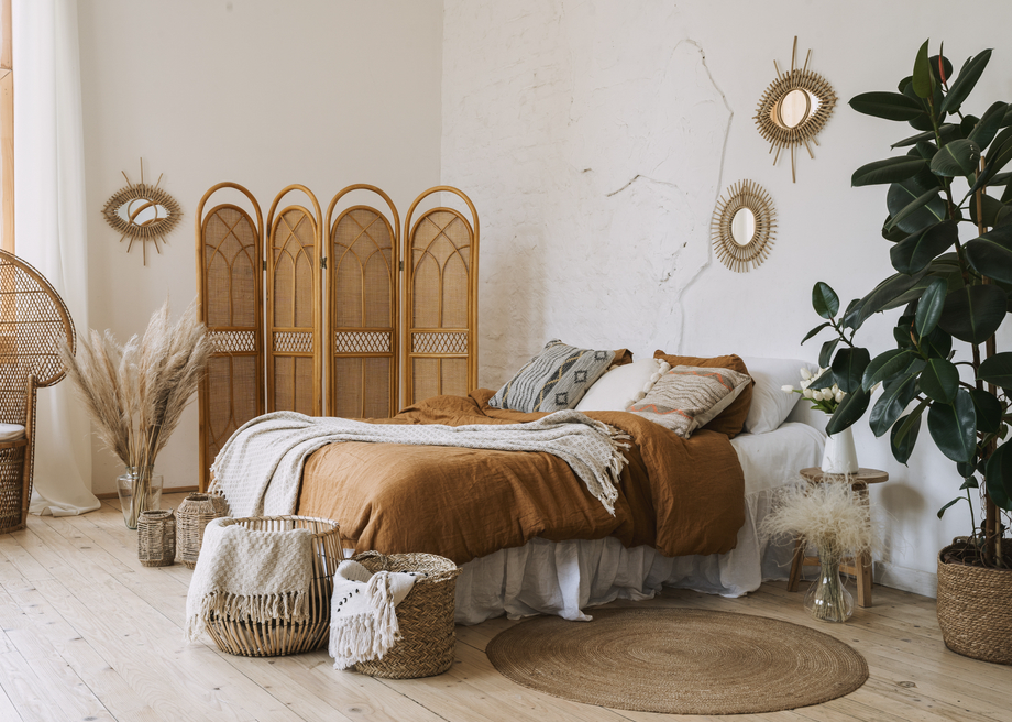 Iluminação Perfeita: Criando um Ambiente Aconchegante no Quarto Boho Chic