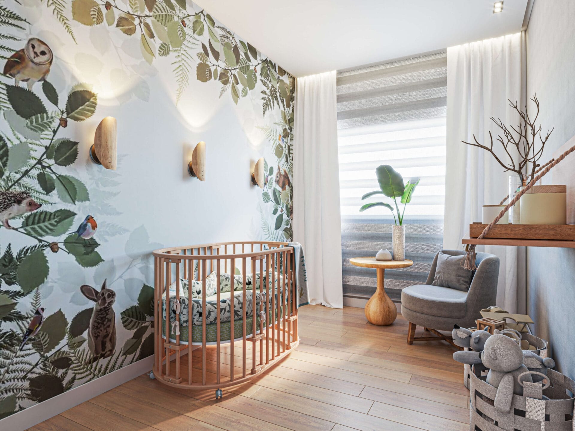 quarto de bebe moderno