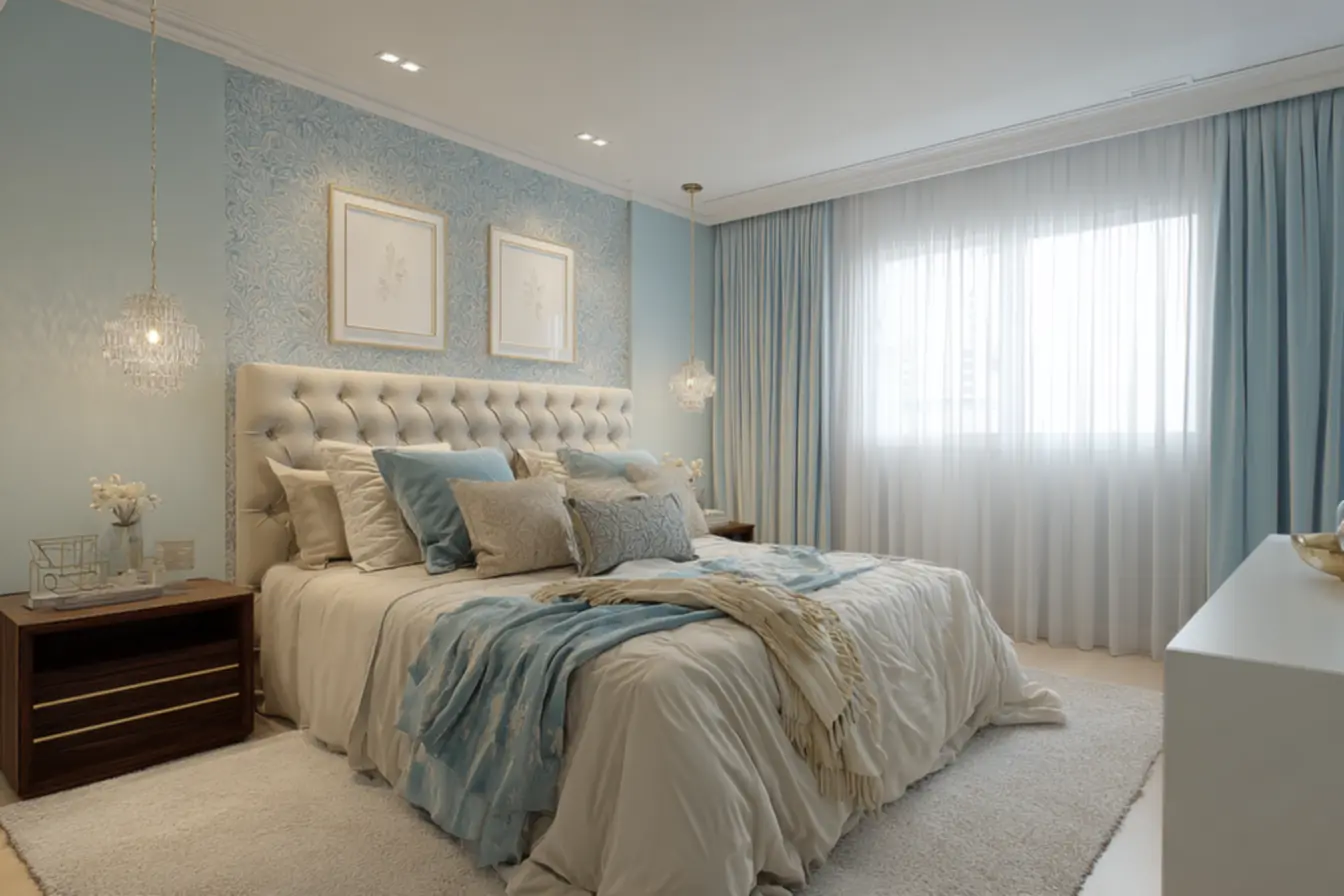 quarto de casal simples