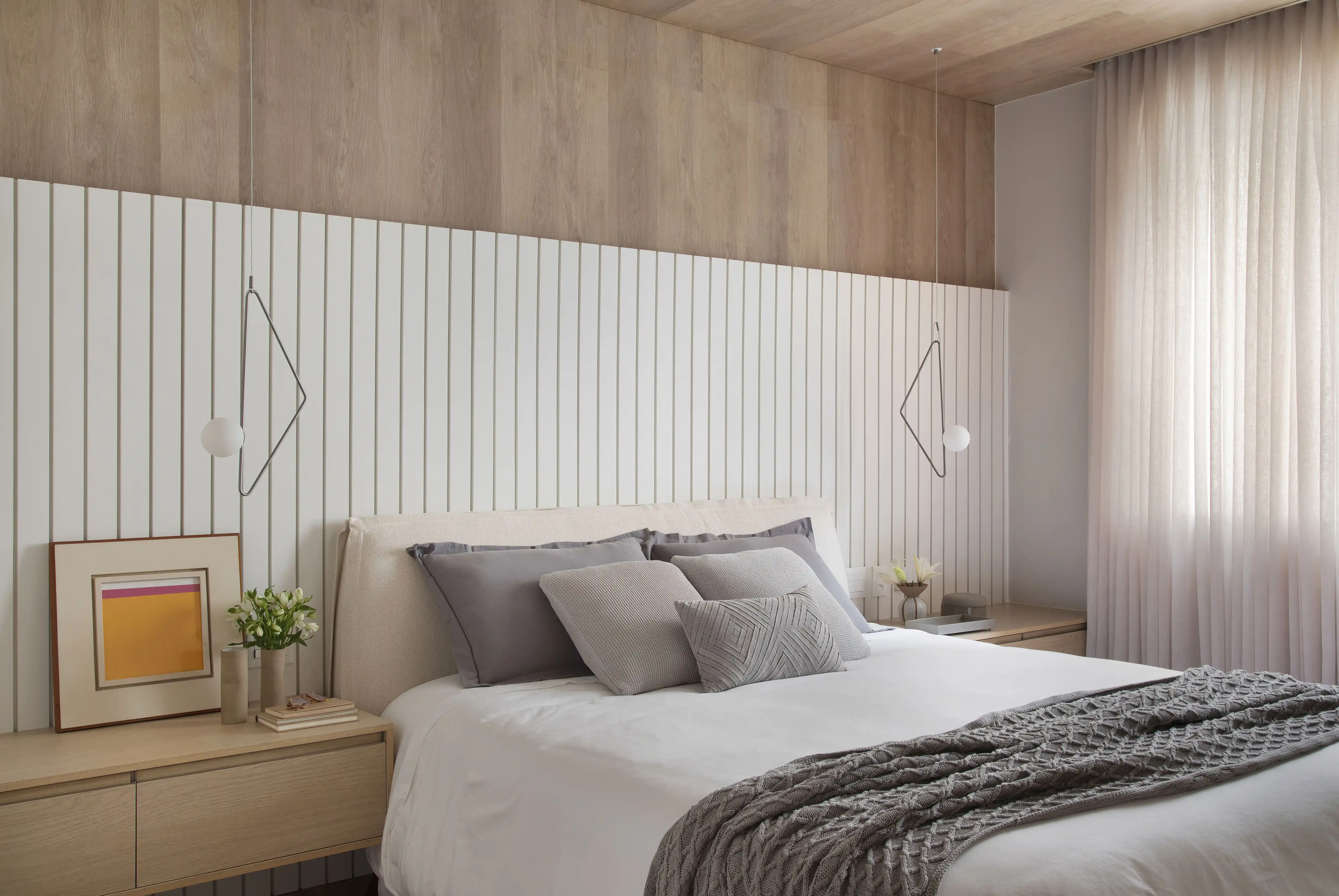 Minimalismo e Elegância: Cores Sóbrias para um Quarto Escandinavo Moderno