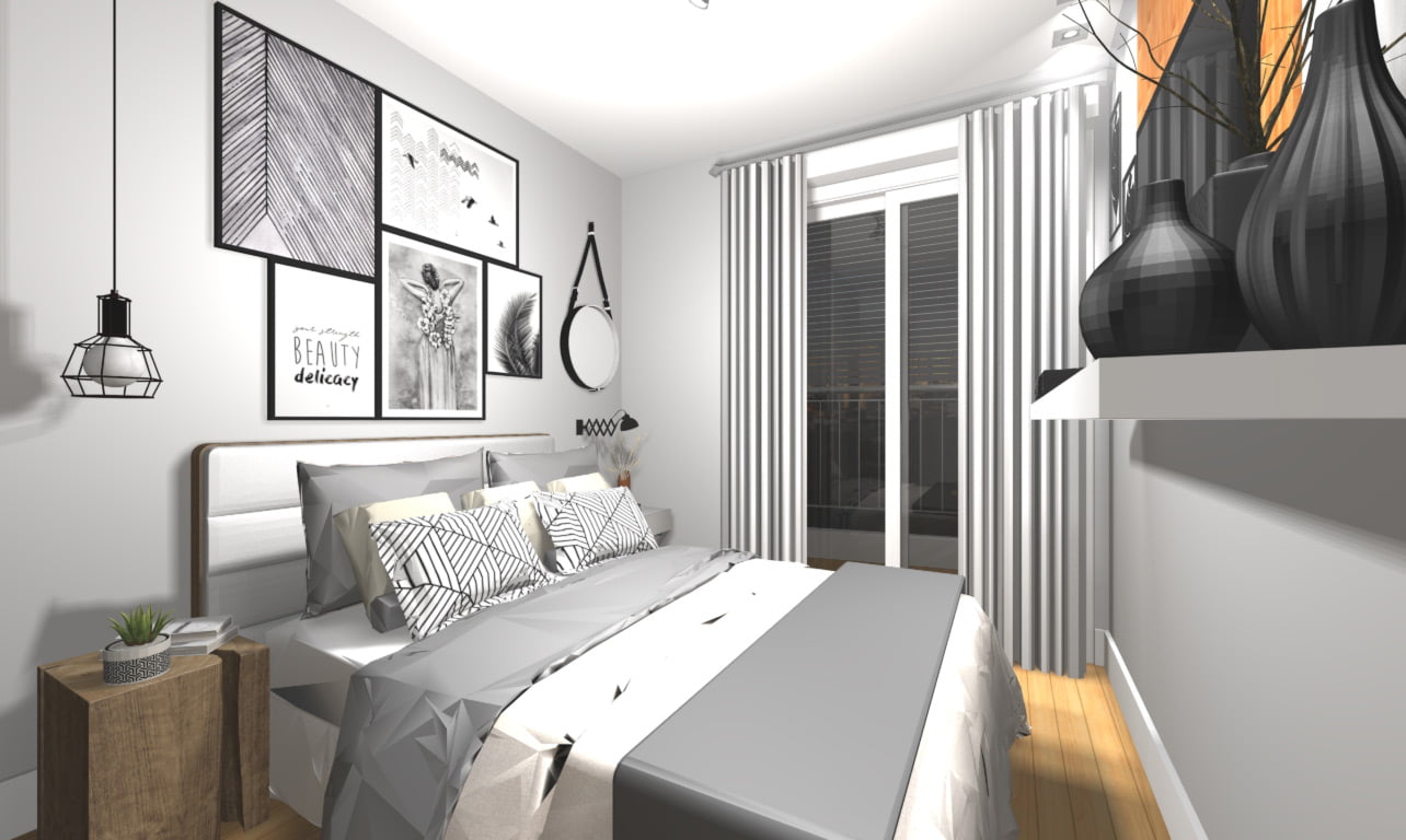 quarto estilo escandinavo cores