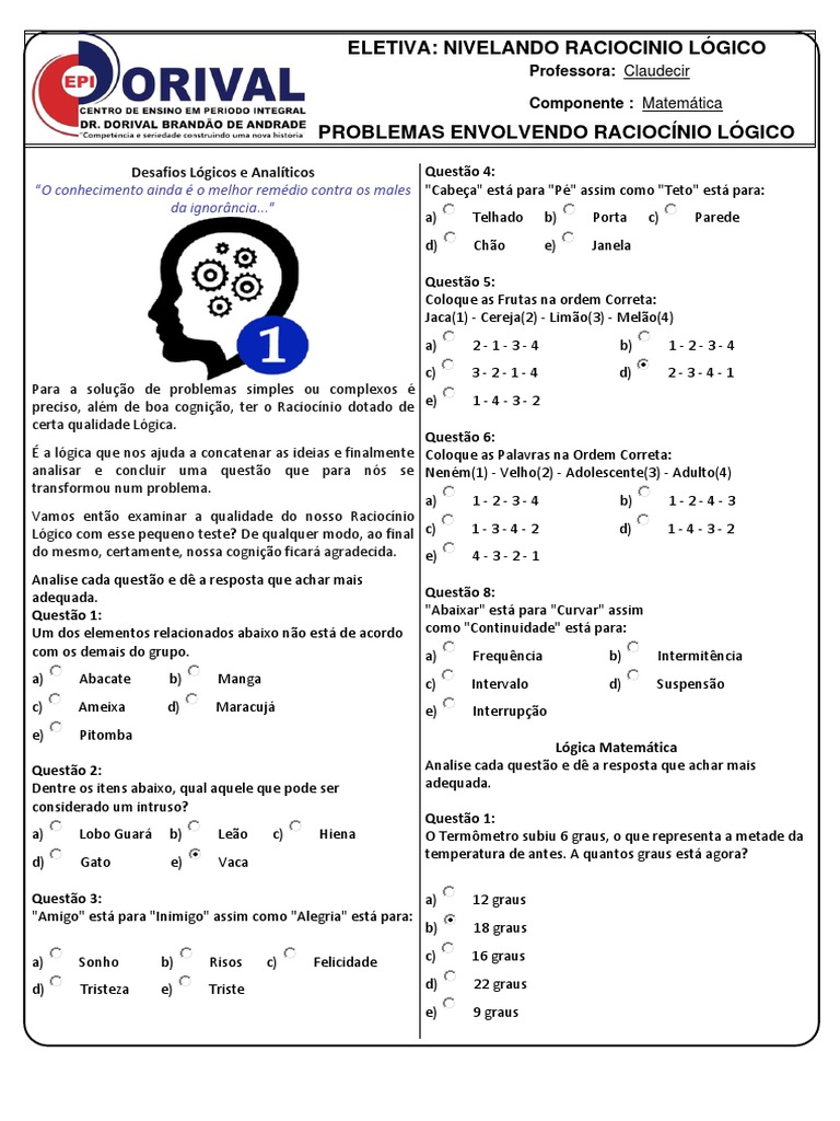 Raciocínio lógico para iniciantes: por onde começar?
