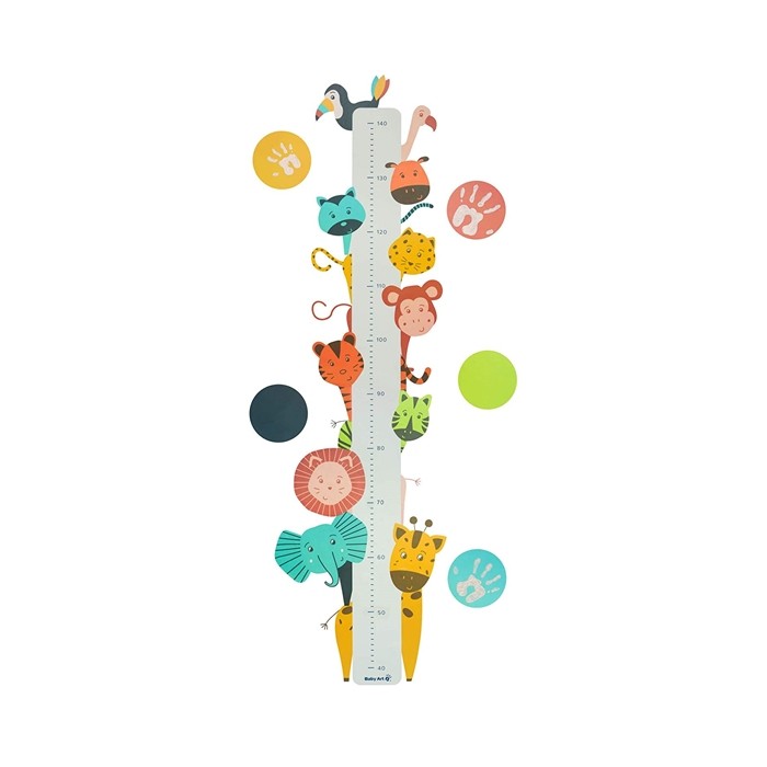 régua de crescimento infantil parede