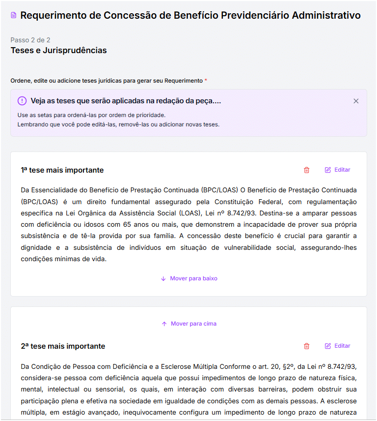 requerimento administrativo inss