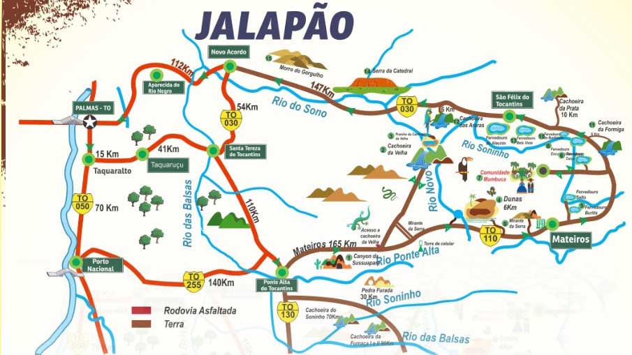 roteiro de viagem pelo Jalapão saindo de Palmas