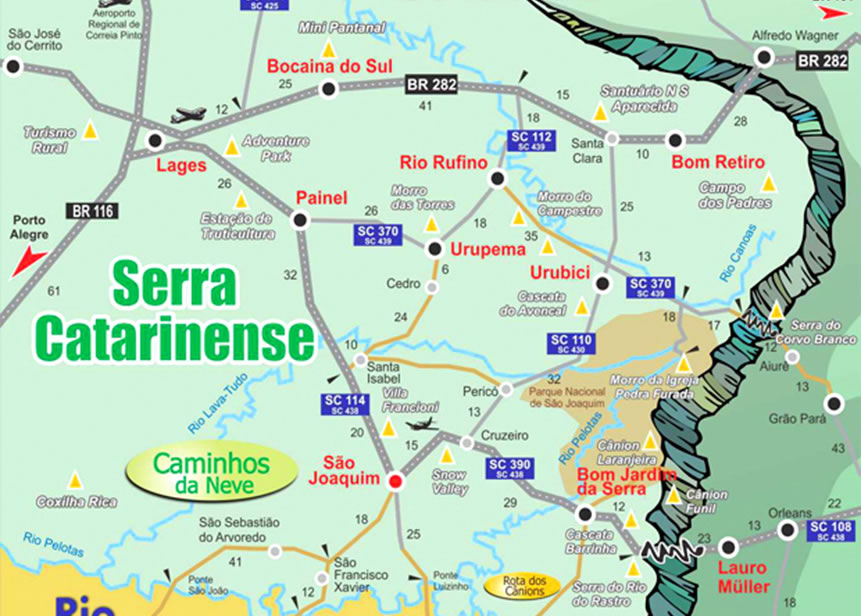 roteiro de viagem serra catarinense