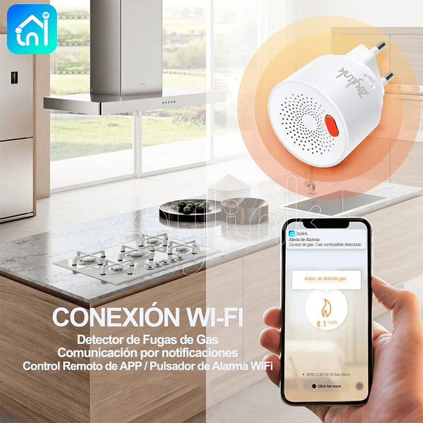 sensor de gás inteligente wifi