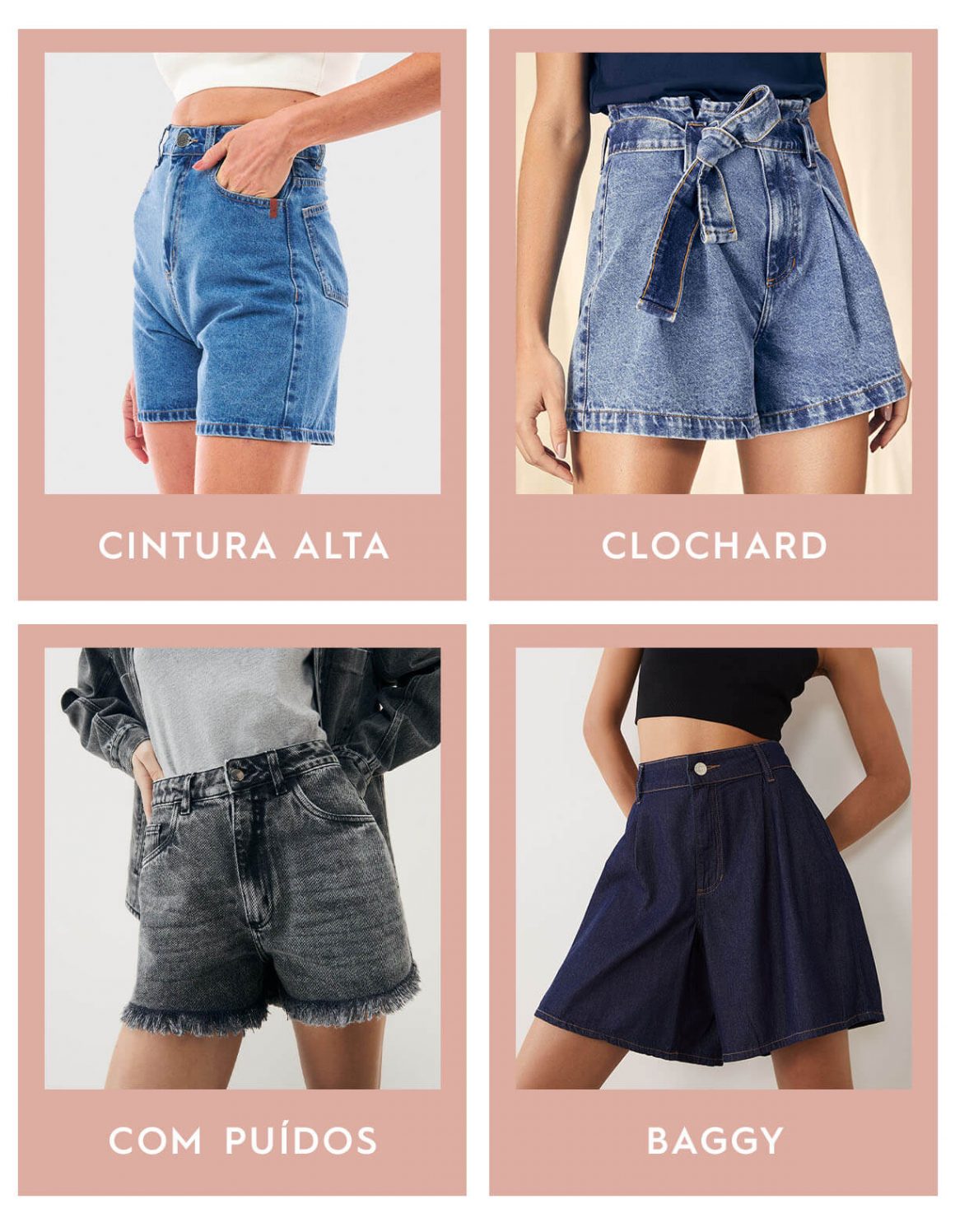 5 ideias de títulos para posts sobre shorts jeans:
1. Shorts Jeans: As Tendências Que Vão Dominar 2026
2. Guia Completo: Como Usar Shorts Jeans em Qualquer Ocasião
3. Mom Jeans vs. Jorts: Qual o Seu Estilo Preferido?
4. Dicas de Styling: Transforme Seu Look com Shorts Jeans
5. Onde Encontrar os Melhores Shorts Jeans: Marcas e Lojas