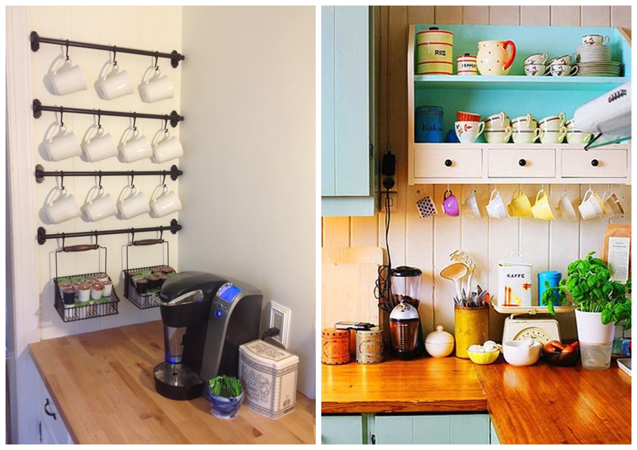 Organize Suas Canecas: Guia Completo de Suportes de Parede com Prateleira