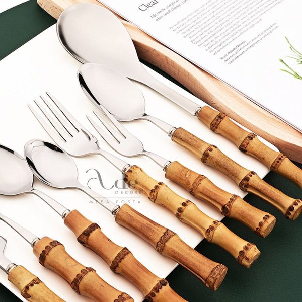 Mesa posta rústica vs. moderna: o papel dos talheres de madeira