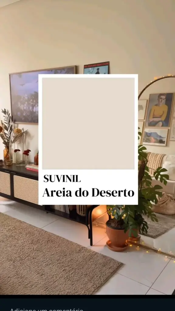 ideias de decoração com tinta cor areia