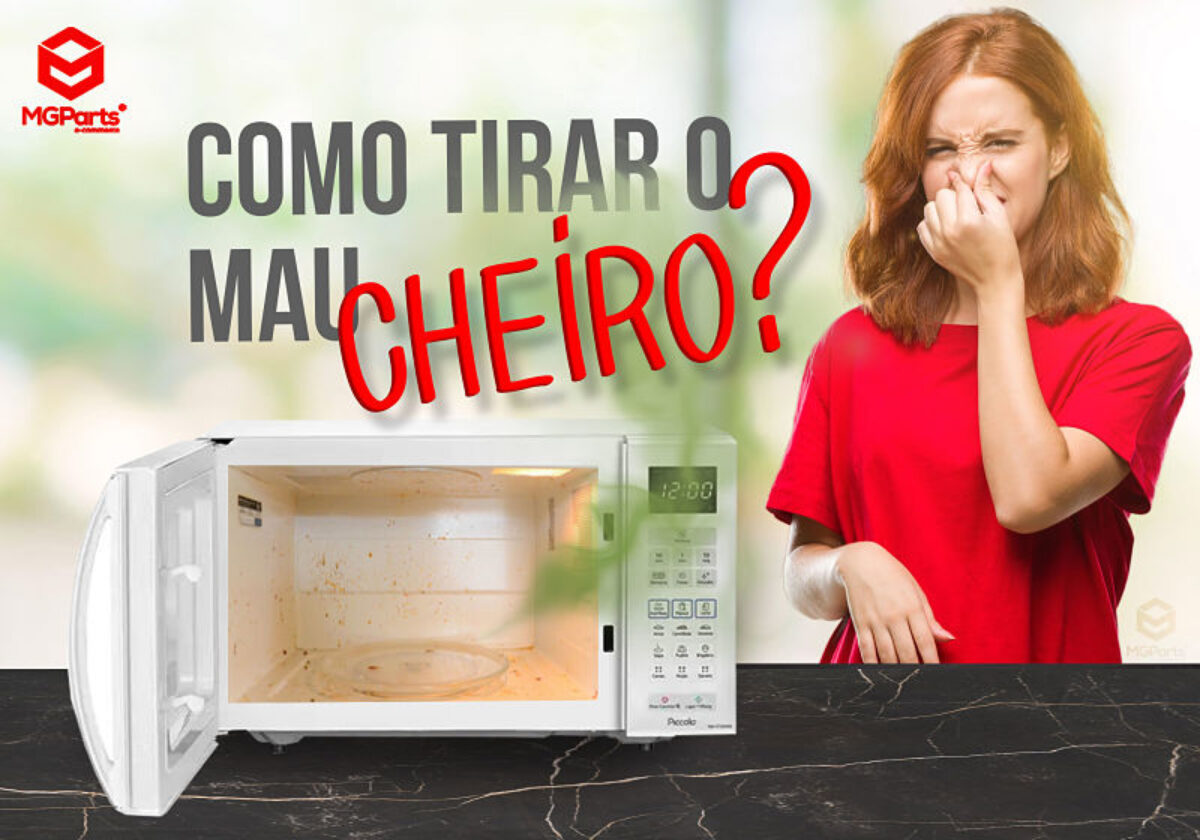tirar o cheiro de queimado do micro-ondas