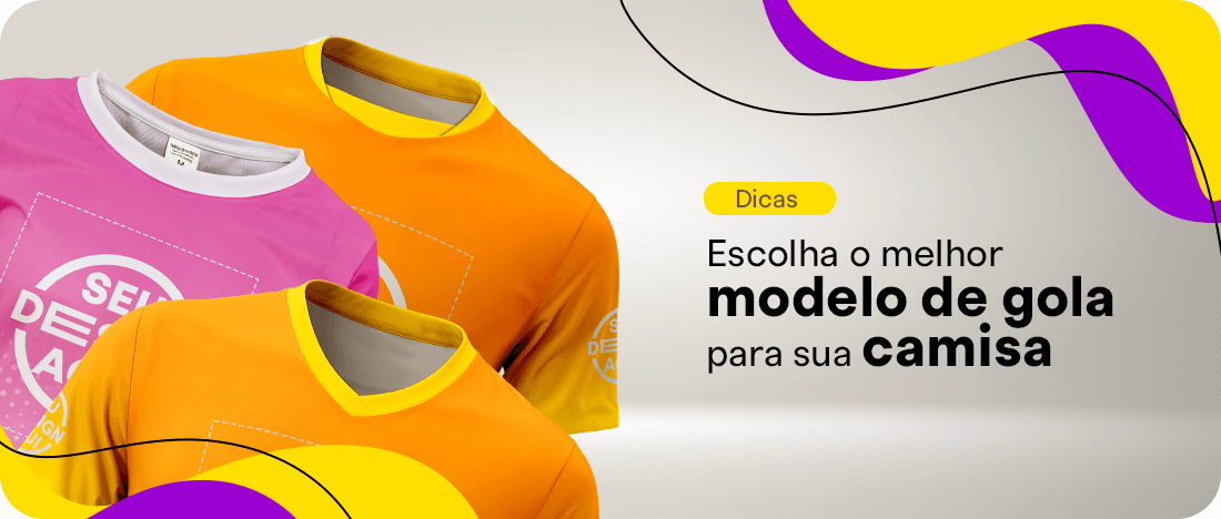uma gola de camisa