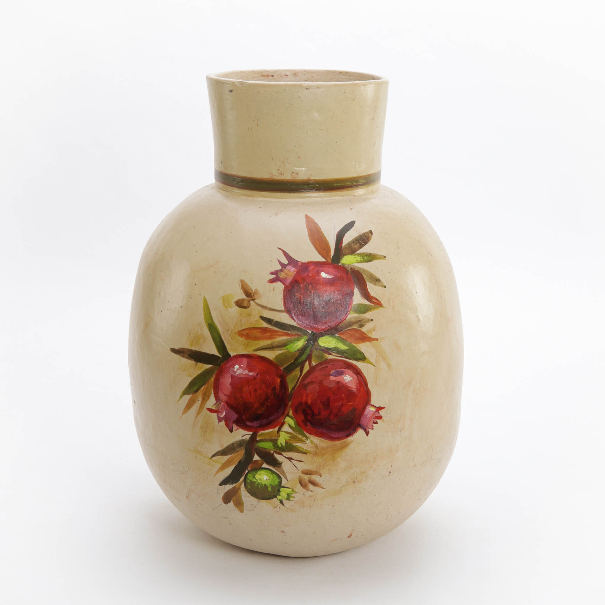 vasos de cerâmica pintados a mão