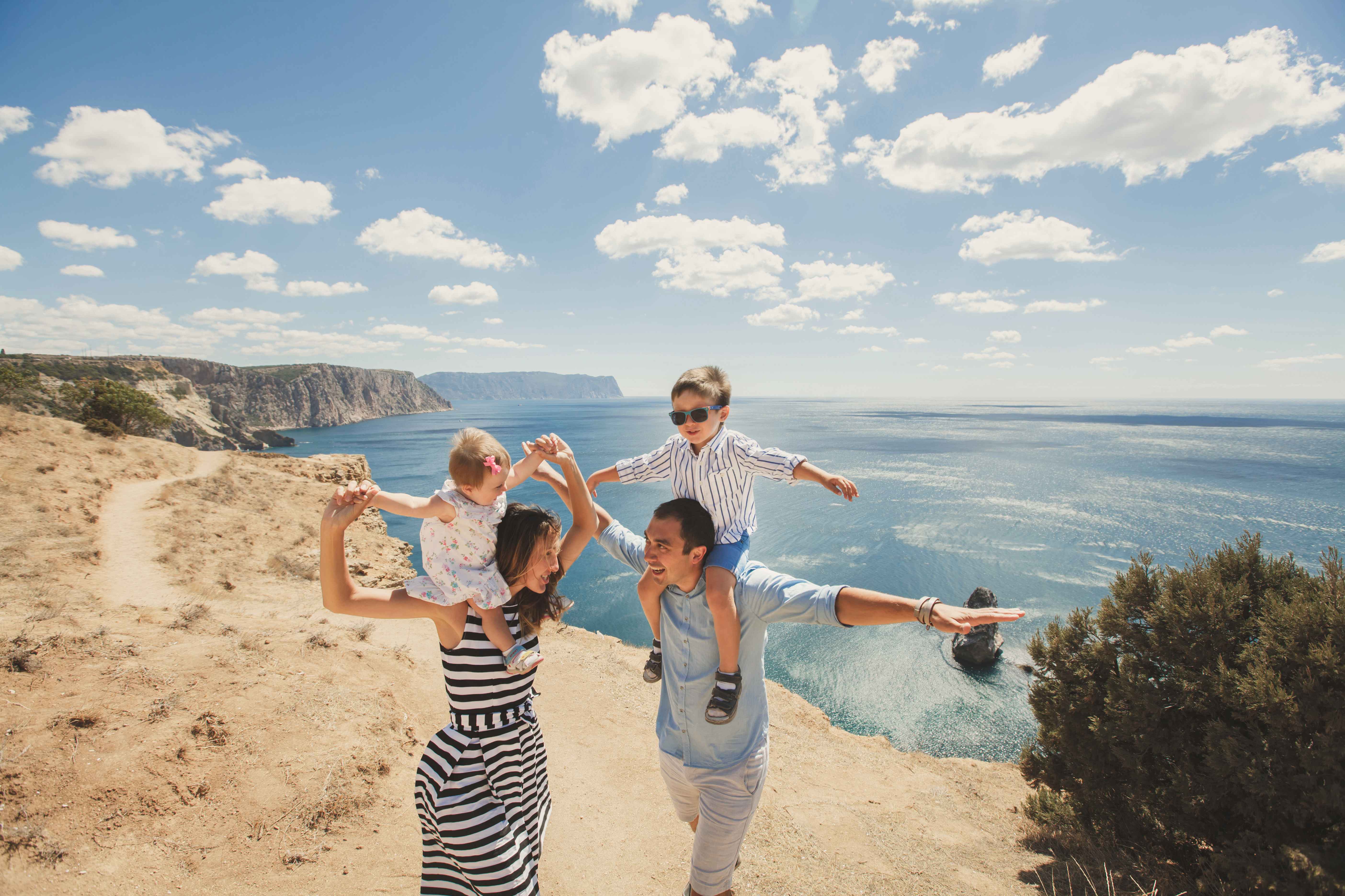 viagens em família para relaxar